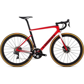 Specialized S-Works Tarmac Men SL6 Disc Di7 Gloss Flo Red/Metalic White Silver/Satin Black