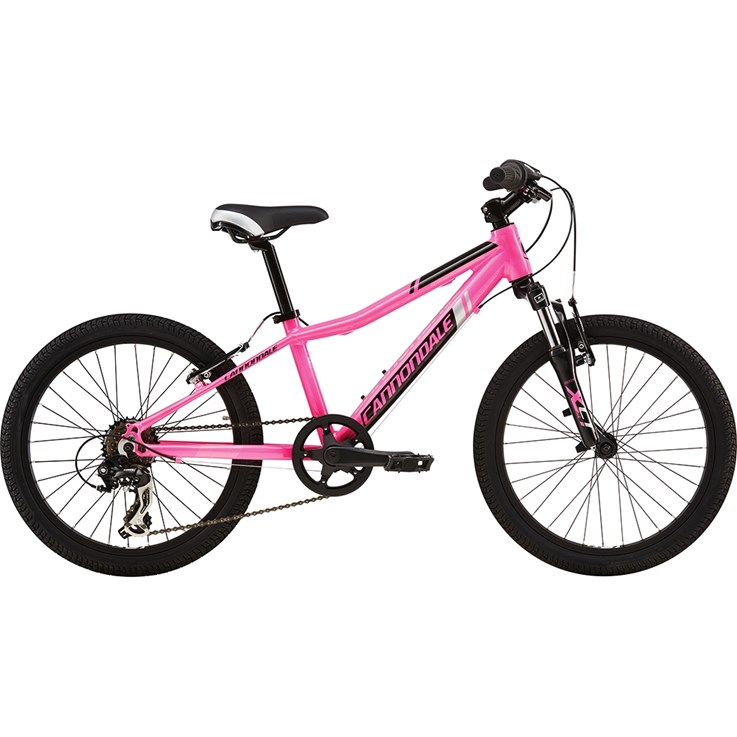 Cannondale Trail 20 Girls Acid Pink with Super Sparkle Grey and Jet Black, Gloss