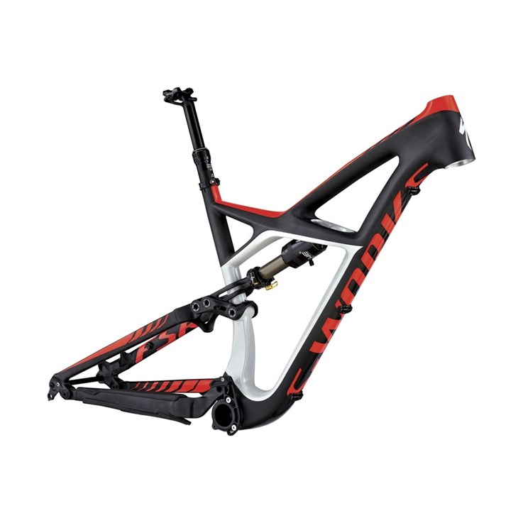 Specialized S-Works Enduro FSR Carbon 29 Frame (Bara ram) Carbon/Dirty White/Rocket Red