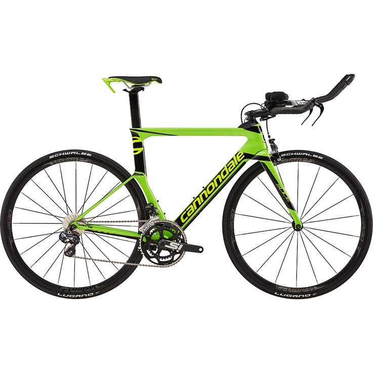 Cannondale Slice Carbon Ultegra Di2 Berzerker Green with Jet Black and Volt, Gloss