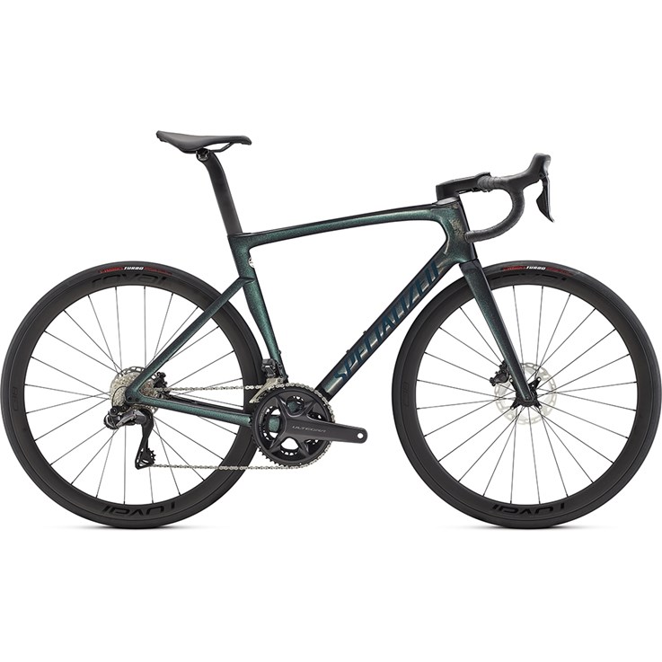 Specialized Tarmac SL7 Expert Gloss Carbon/Oil Tint/Forest Green