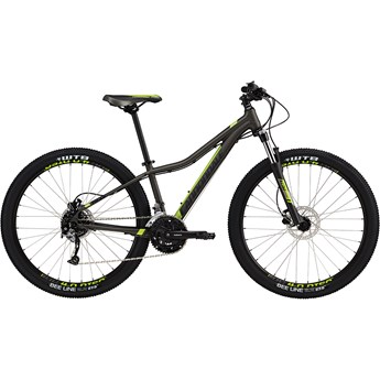 Cannondale Trail Womens 2 Anthracite with Jet Black and Acid Green, Gloss