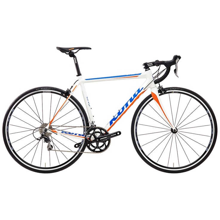 Kona Zing Matt White with Orange and Blue